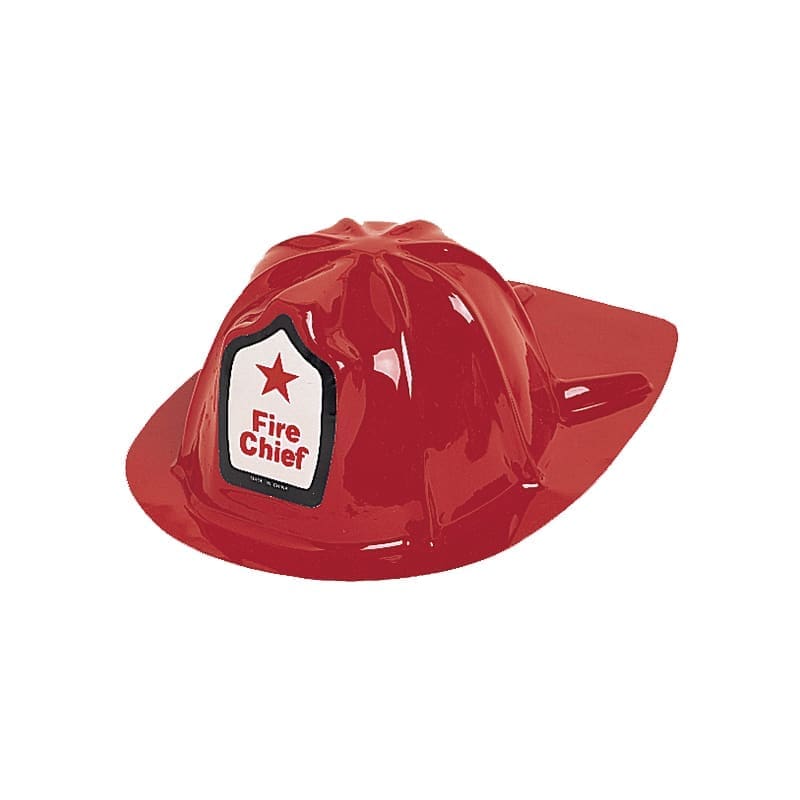 Hat Fire Chief Helmet Child Red