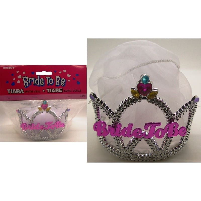 Tiara With Veil Bride To Be