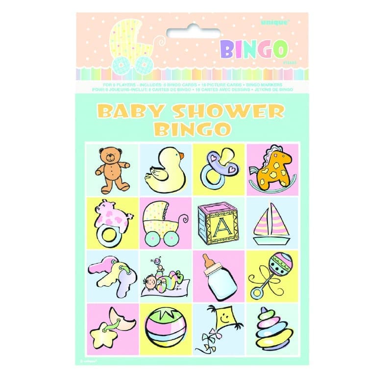Baby Shower Bingo for 8