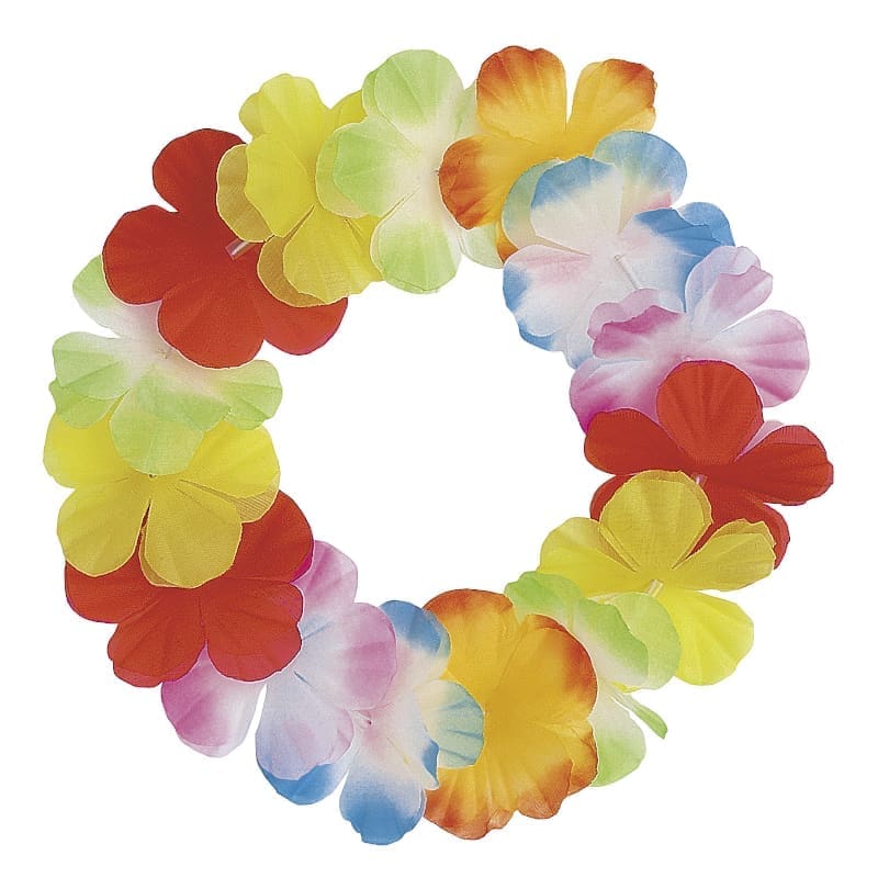 Luau Flower Head Band Multi DNR