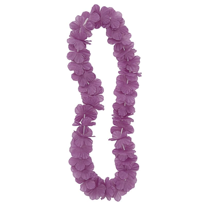 Luau Flower Lei Purple