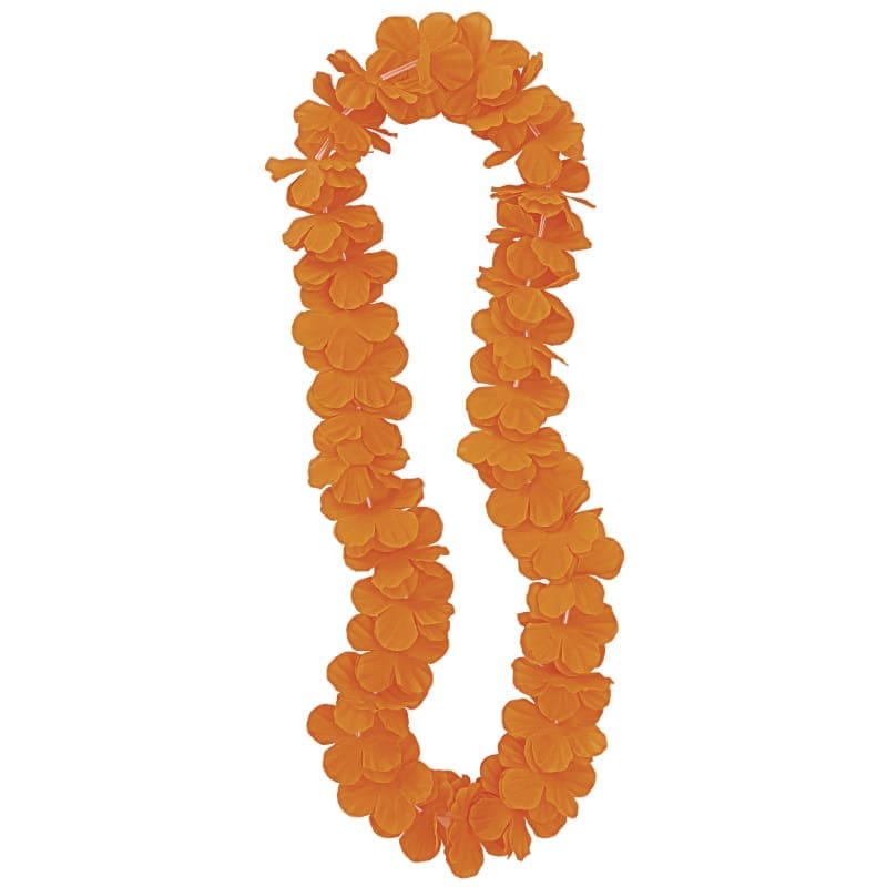 Luau Flower Lei Orange