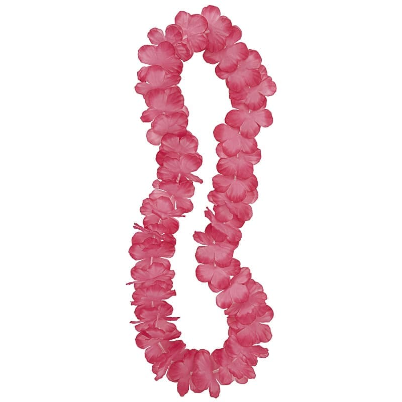 Luau Flower Lei Hot Pink