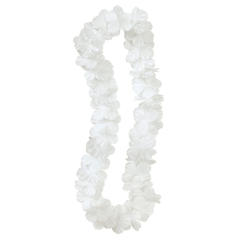 Luau Flower Lei White