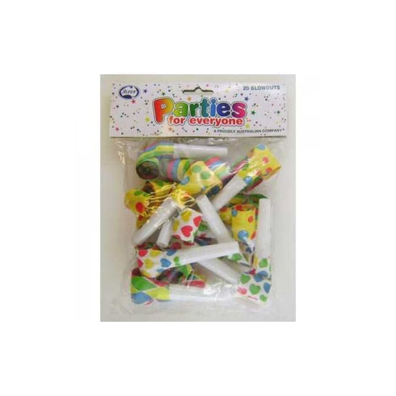 Blowouts Assorted Designs Pk20