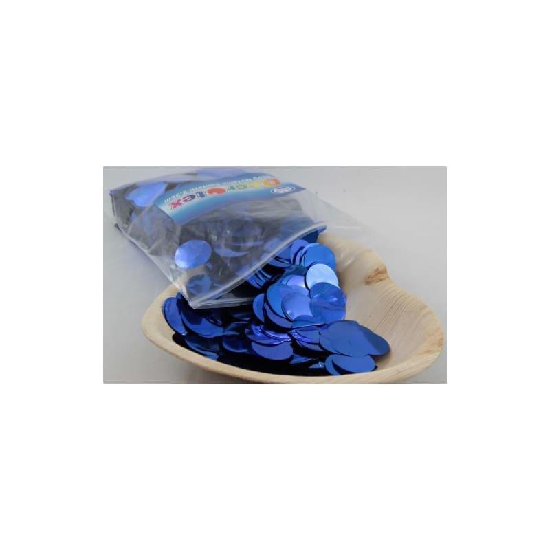 Confetti Foil Round Roya Blue 2.3cm 250g