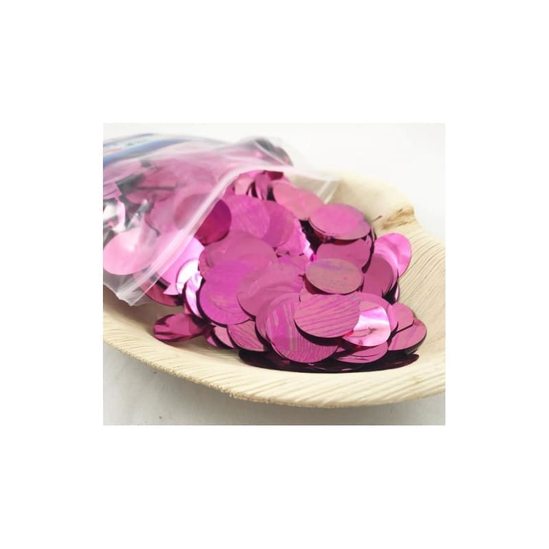 Confetti Foil Round Baby Pink 2.3cm 250g