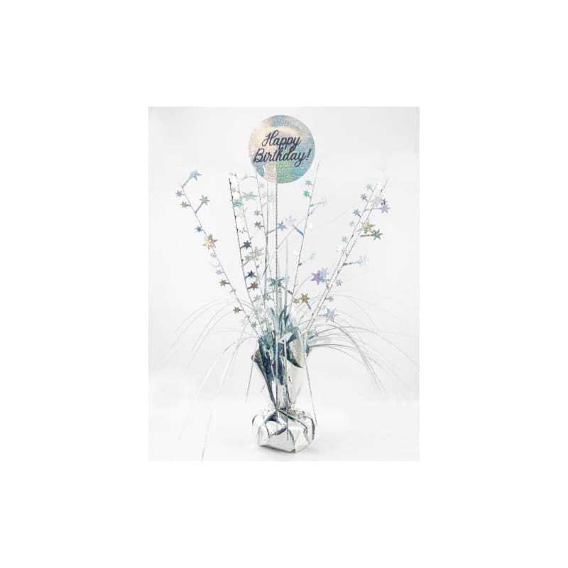 Pick Onion Weight Happy Birthday Silver