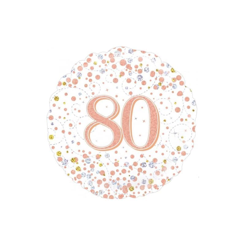 Foil 45cm 80 Sparkling Rose Gold