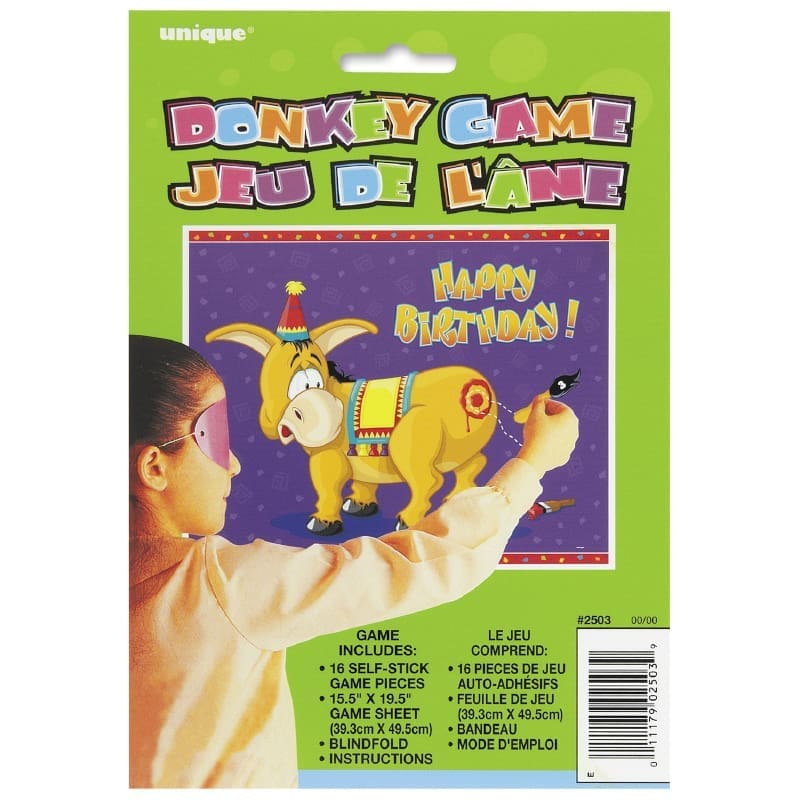 Pin The Tail Donkey Game