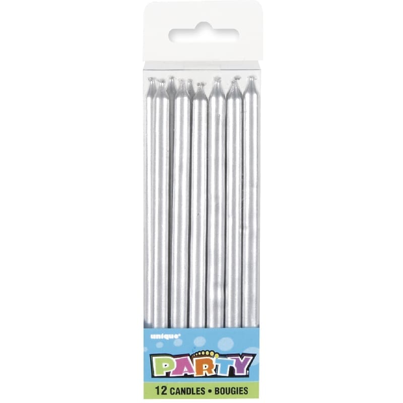 Candles Silver Pk12