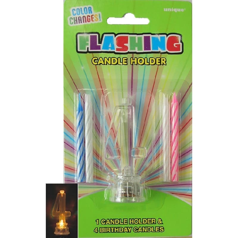 Flashing Birthday Candle 4 NLA