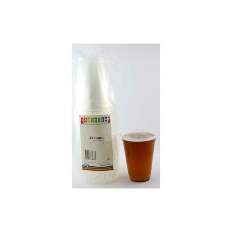 Cups Clear 425ml Pk25