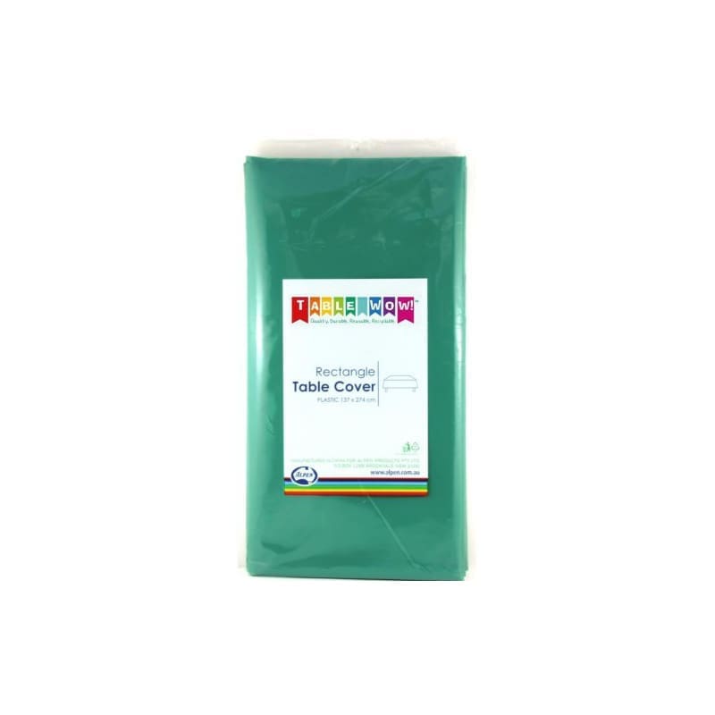 Tablecloth Rect Plastic Green