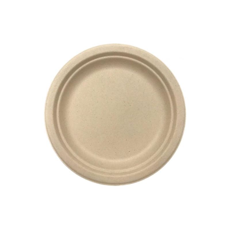 Plates Eco Sugar Cane 23cm Pk10