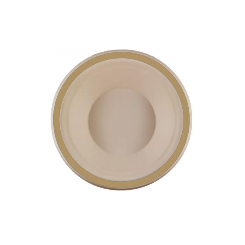 Bowls Sugar Cane 160mm Gold Pk10