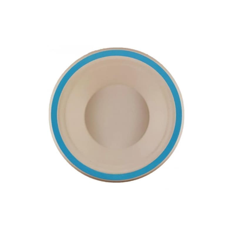 Bowls Sugar Cane 160mm Light Blue Pk10