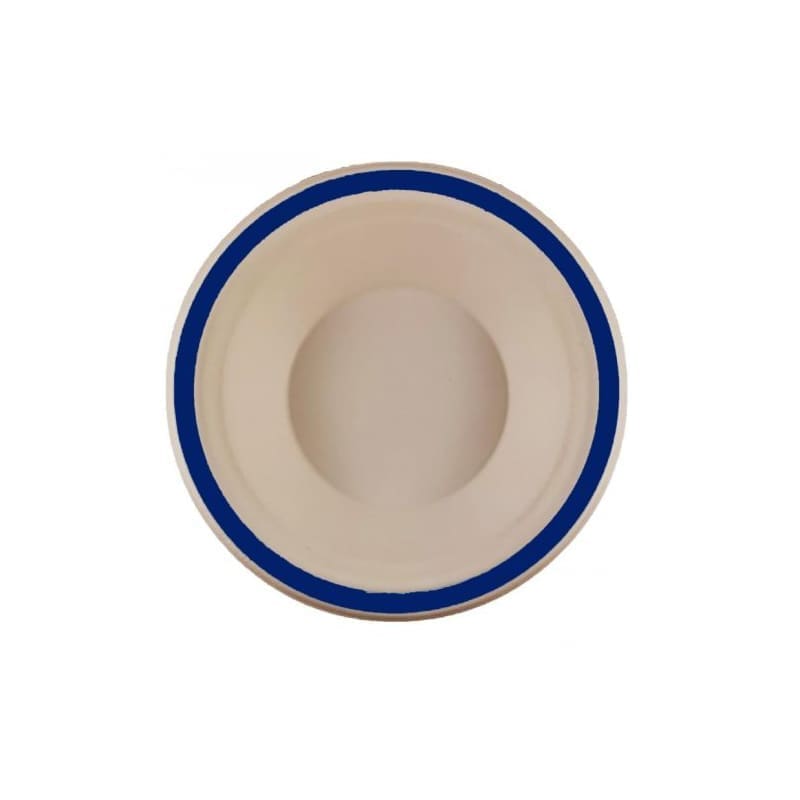 Bowls Sugar Cane 160mm Royal Blue Pk10