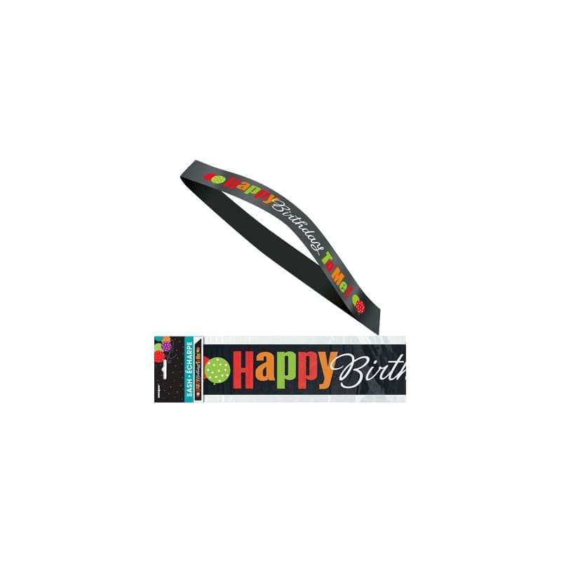 Sash Happy Birthday To Me