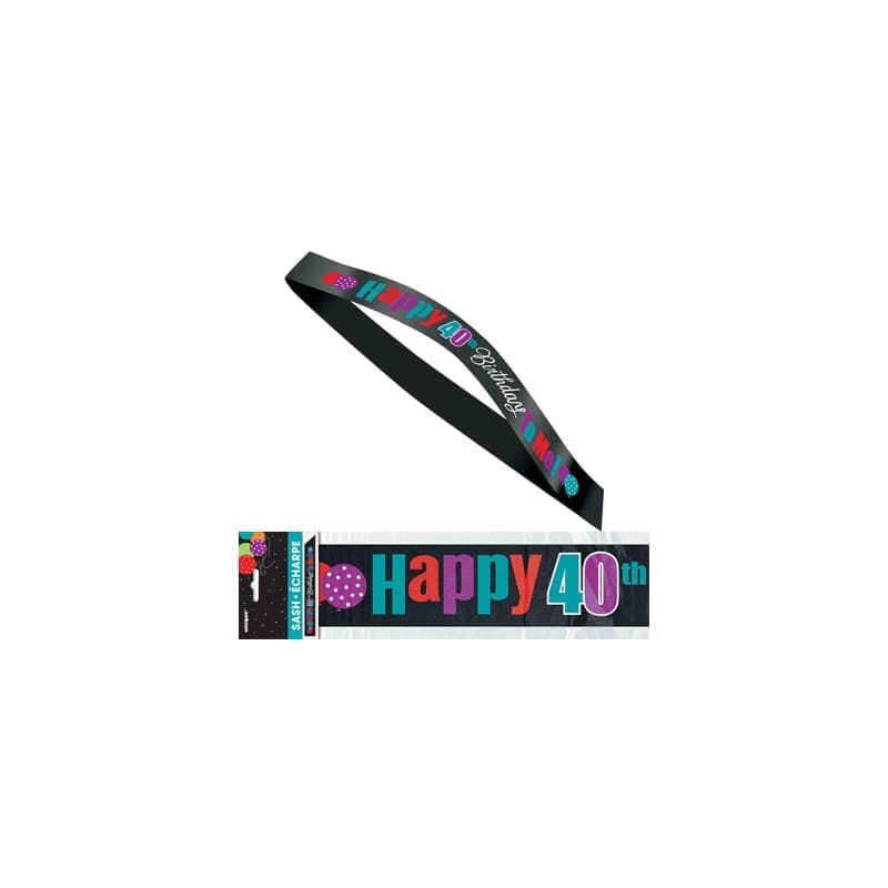 Sash 40th Birthday To Me