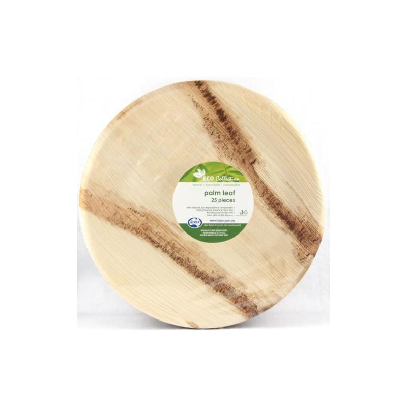 Plates Eco Palm Leaf 25cm Pk25
