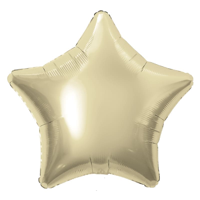 Foil Shape Star Champagne Gold 45cm