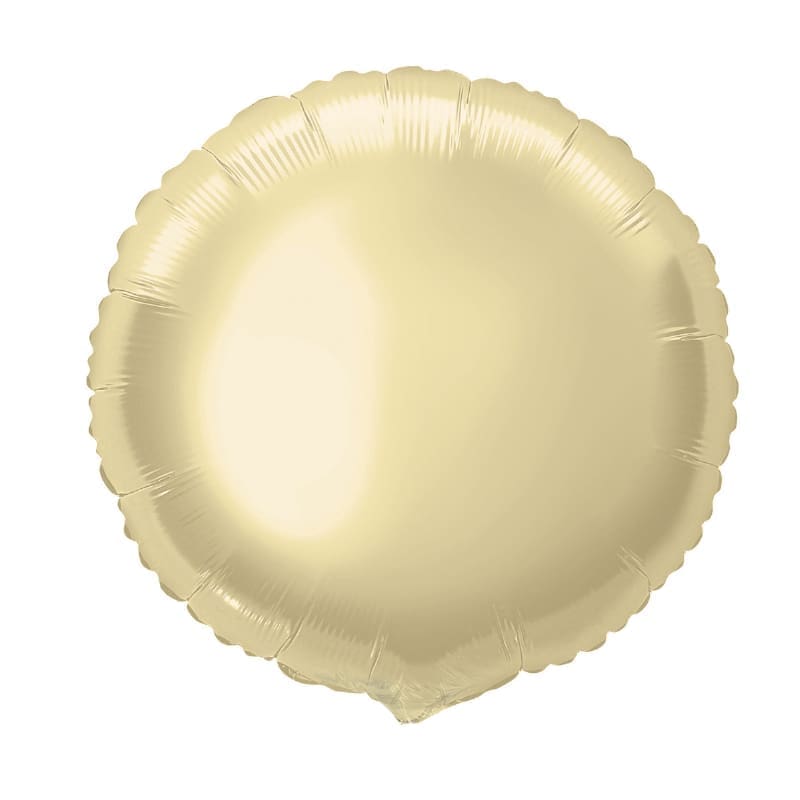 Foil Shape Round Champagne Gold 45cm