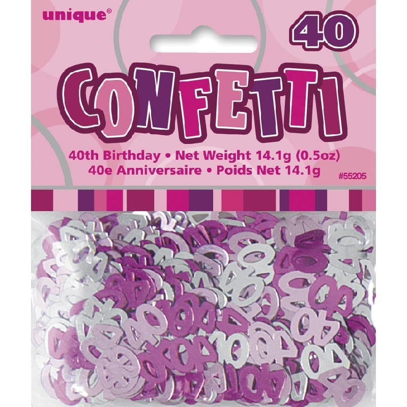 Confetti 40 Pink