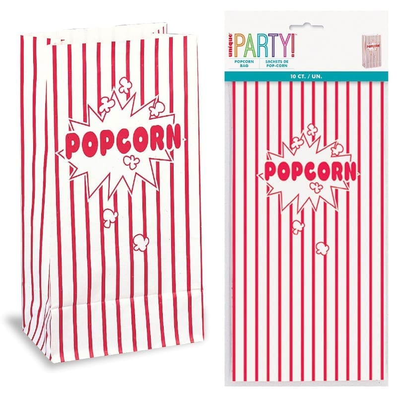 Popcorn Bags Paper Pk10