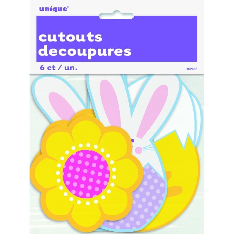 Easter Cutouts Pk6