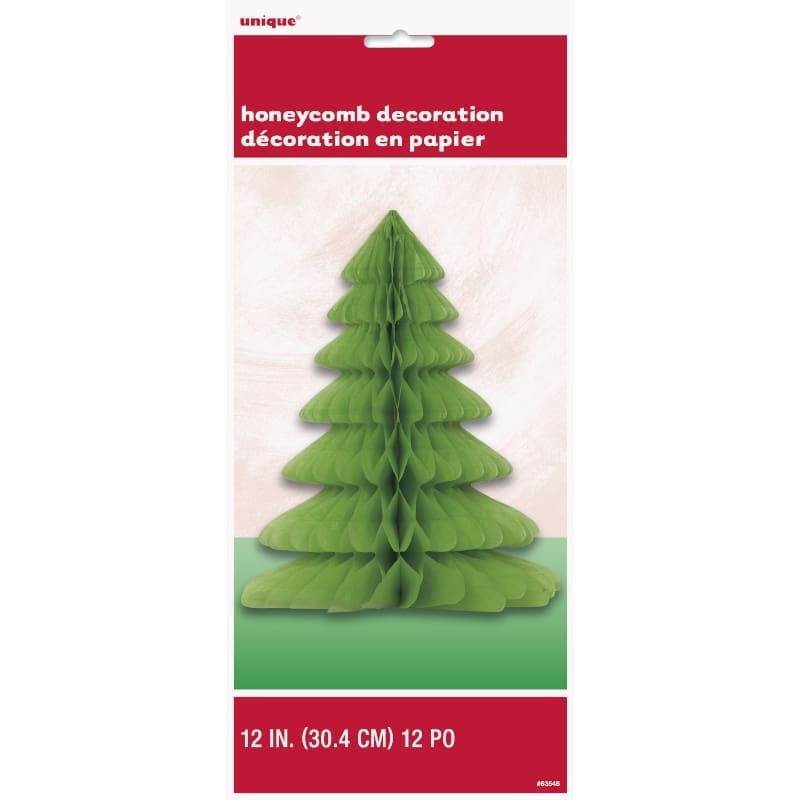 Christmas Hanging Honeycomb Tree 30cm