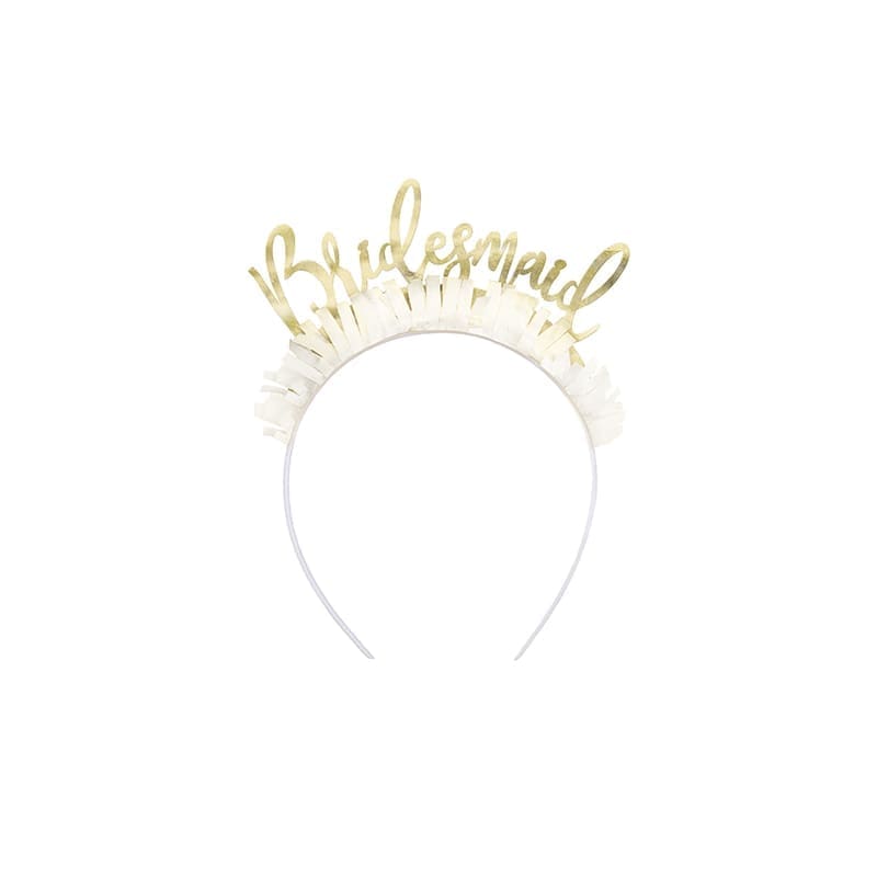 Headband Bridesmaid Gold Pk4