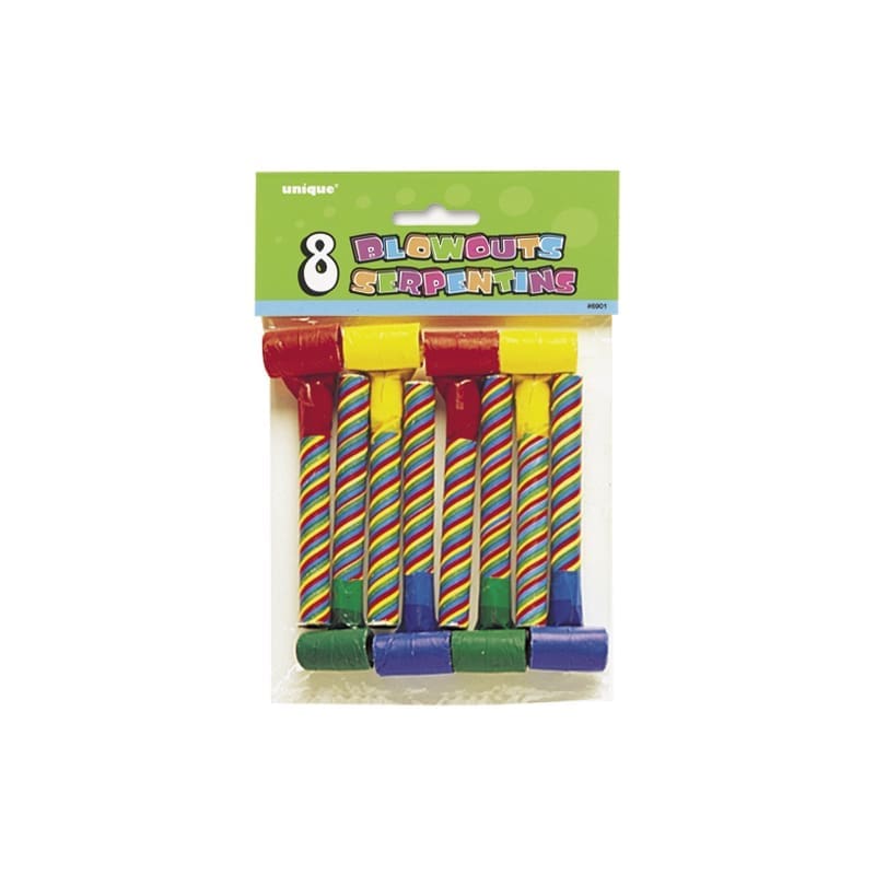 Blowouts Candy Striped Pk8