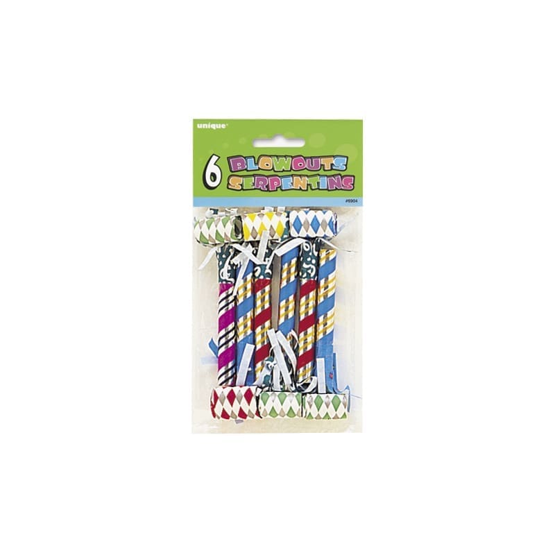 Blowouts Party Dots Stripes Pk6