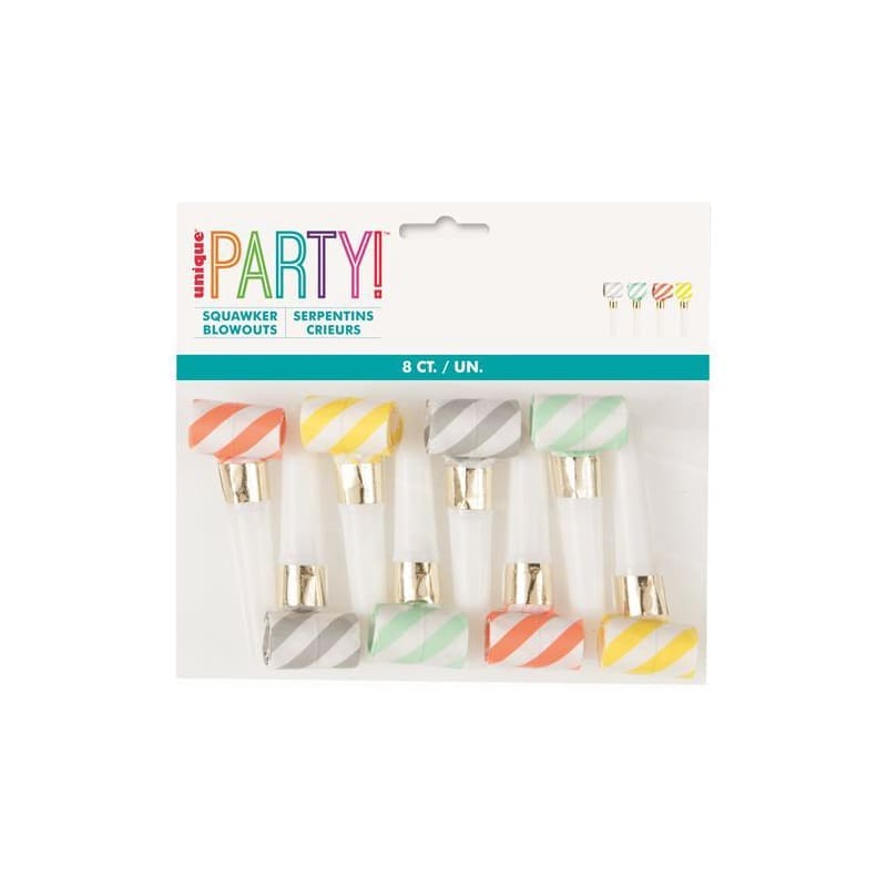 Blowouts Striped Pastels Pk8