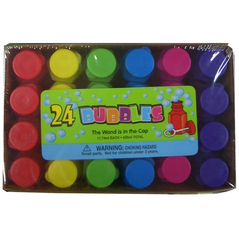 Bubbles Party Assorted Colours Pk24