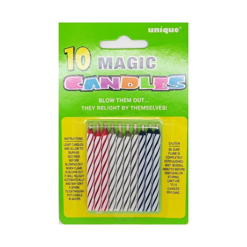 Candle Spiral Magic Pk10