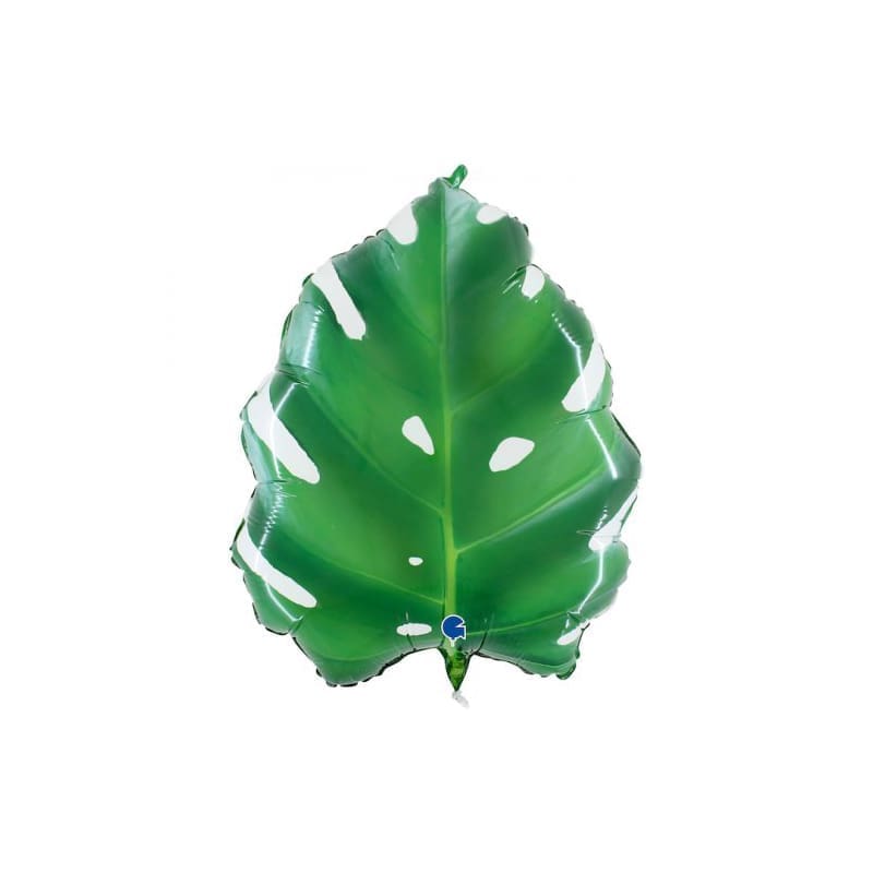 Foil Shape Tropical Leaf Green