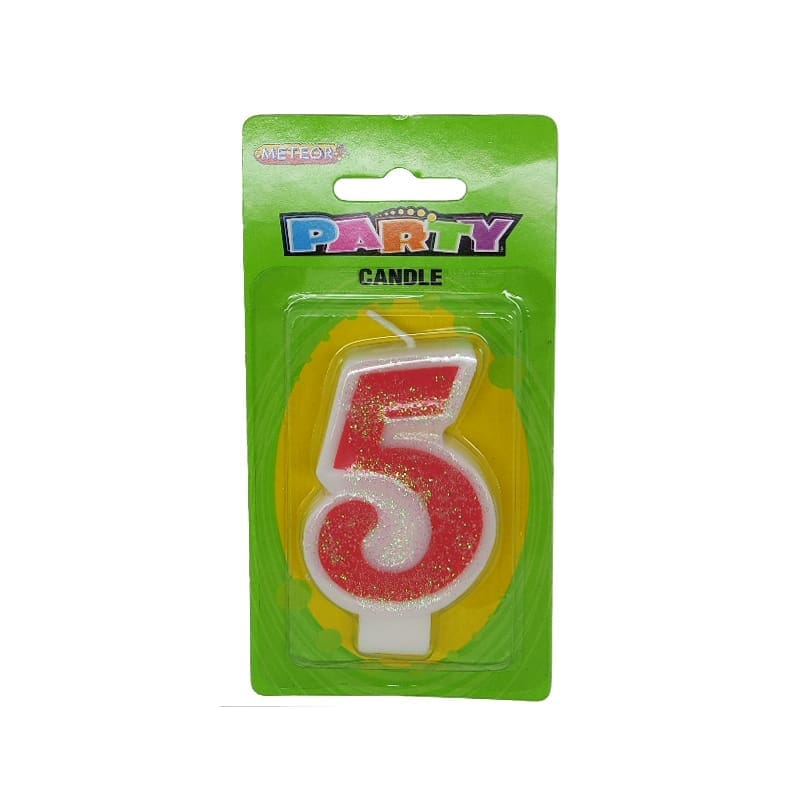 Candle Glitter Pink 5 DNR