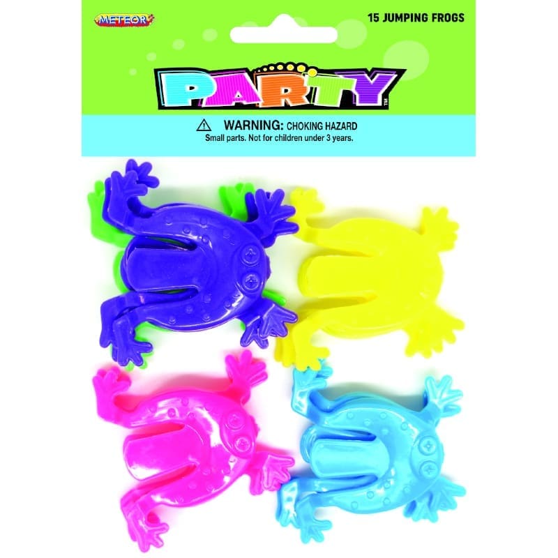 Favors Jumping Frogs Asst Colours Pk15