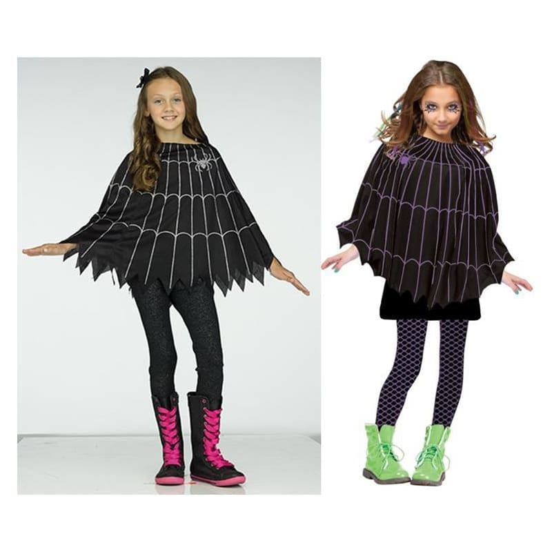 Costume Child Poncho Spiderweb NLA