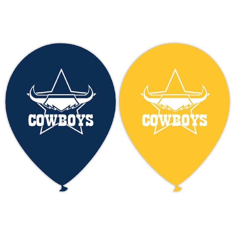 Balloons 30cm 1 Sided Cowboys Asst Pk50