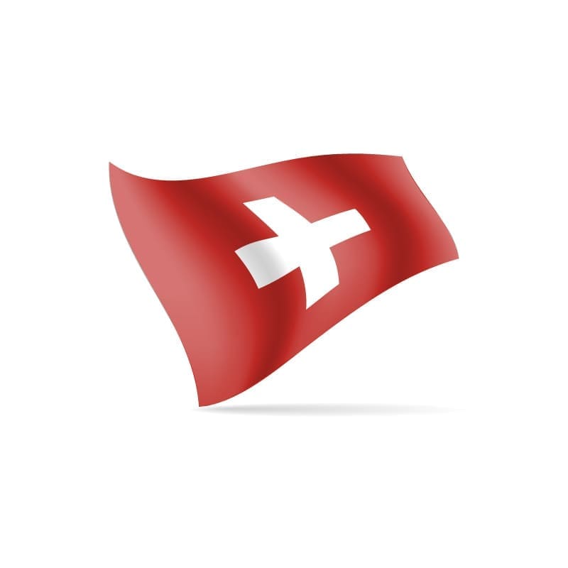 Desk Flag Switzerland 10cm x 15cm