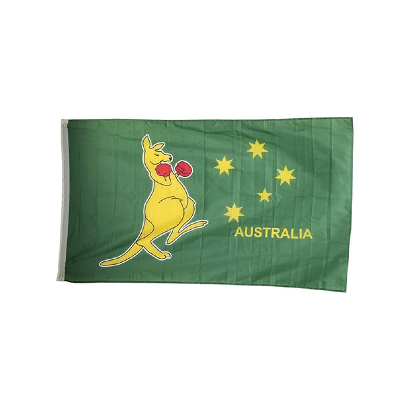 Large Flag Boxing Kangaroo 90cm x 150cm