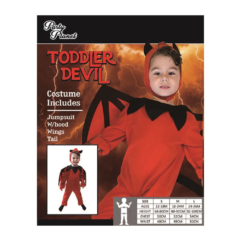 Costume Child Toddler Devil Asst