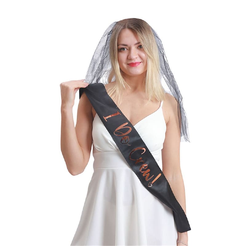 Sash I Do Crew Black