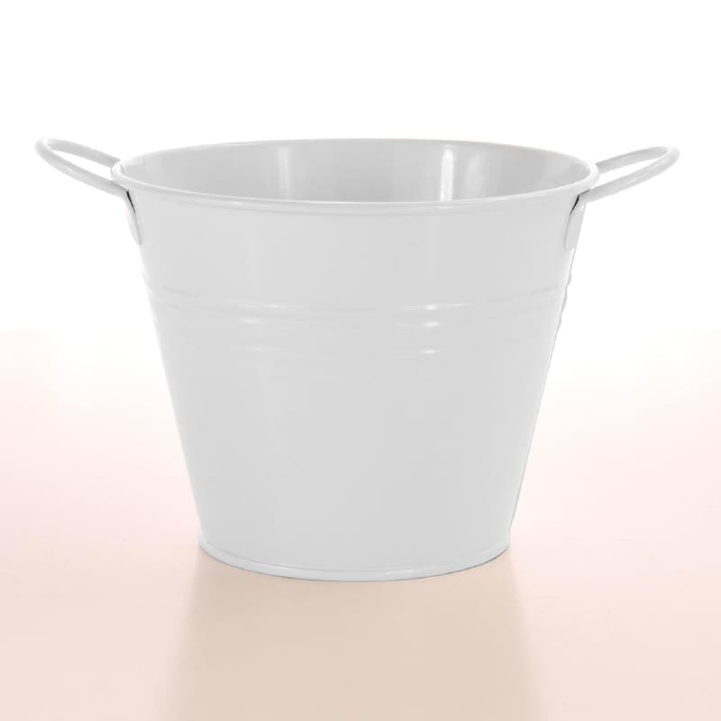 Bucket Tin White | Party Time Online