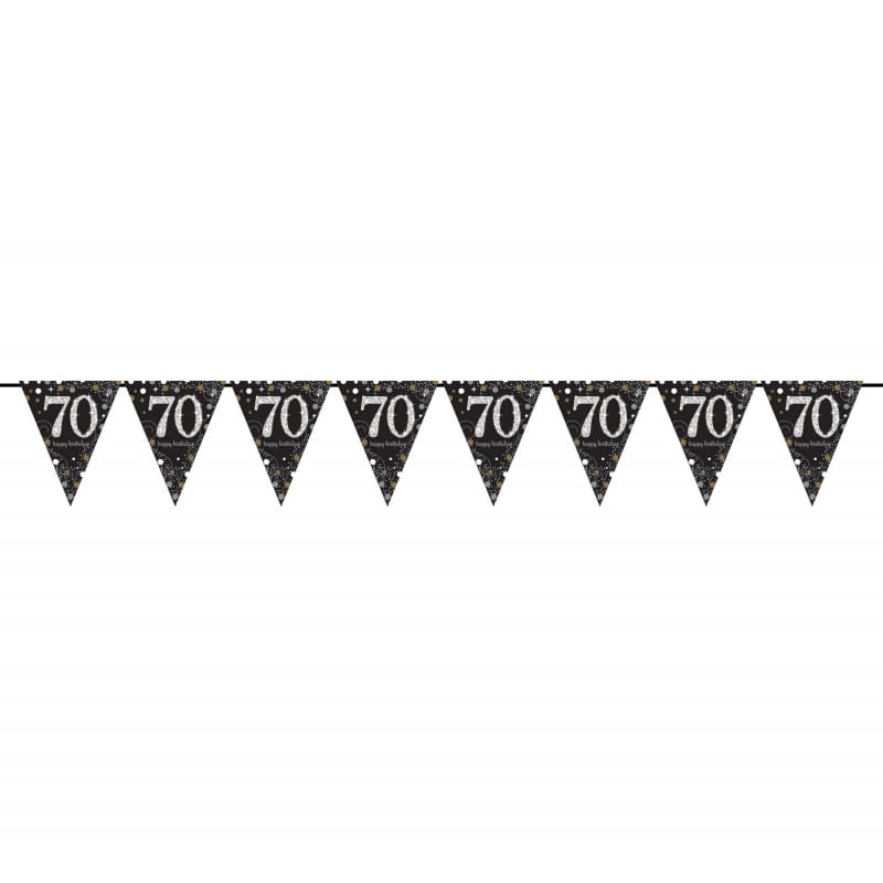 Flag Banner 70 Sparkling Black 4m