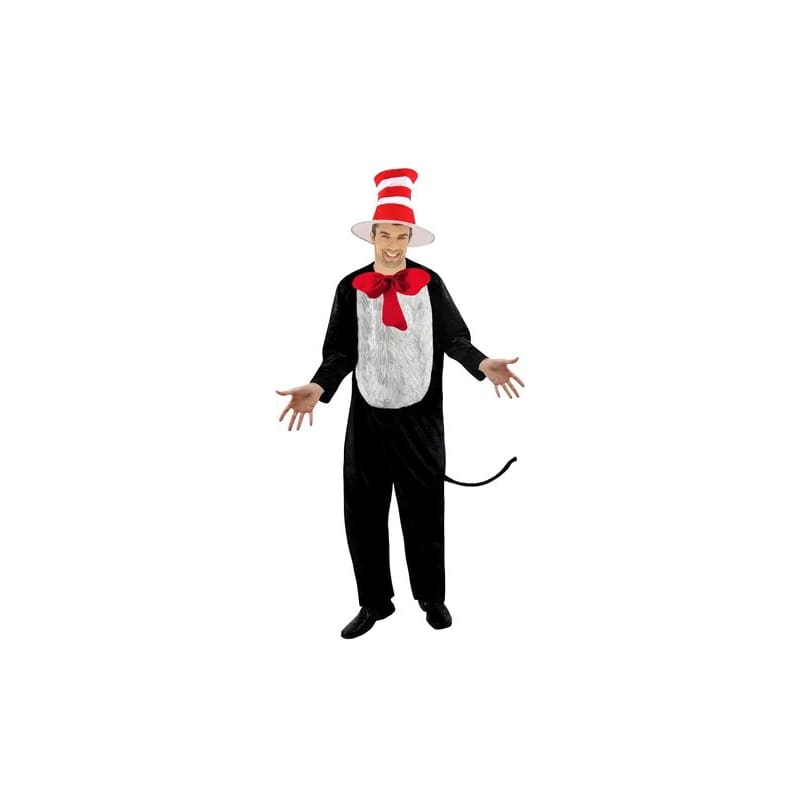 Adult Women's/Men's Unisex The Cat In The Hat Costume