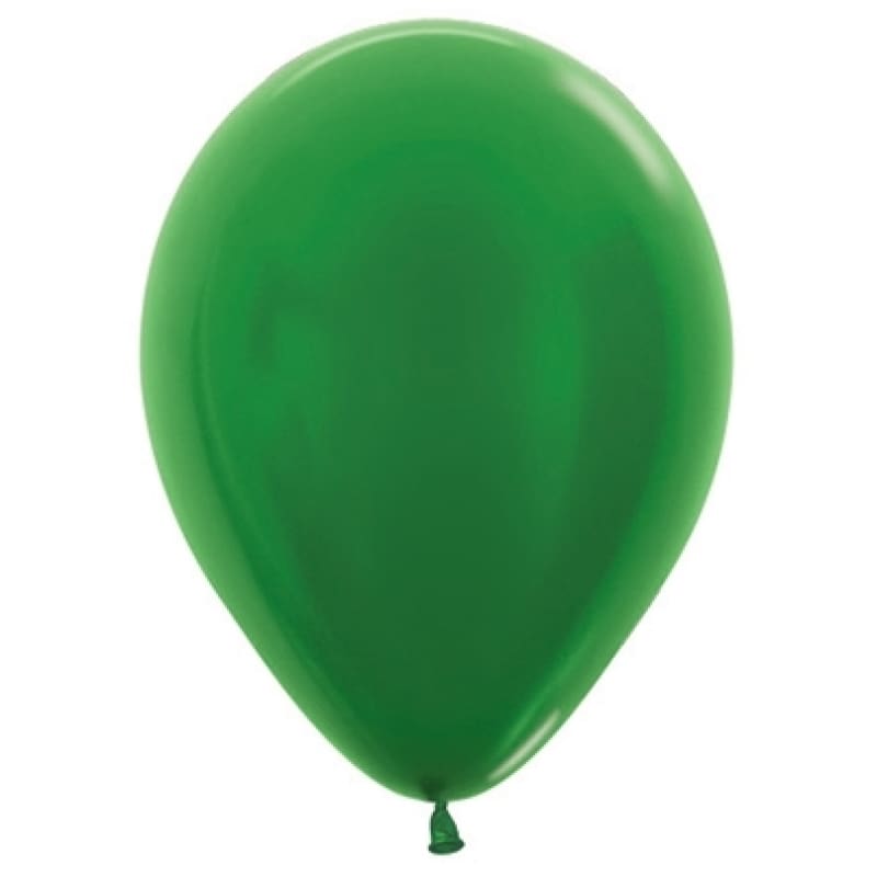 Balloons 30cm Metallic Emerd Green Pk25